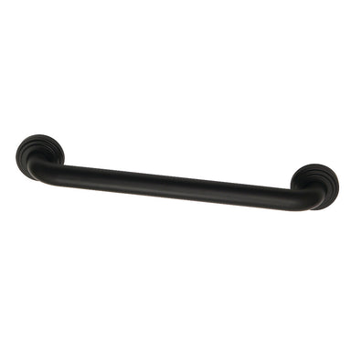 Milano 16" Brass Grab Bar in Matte Black   