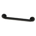 Milano 16" Brass Grab Bar in Matte Black   