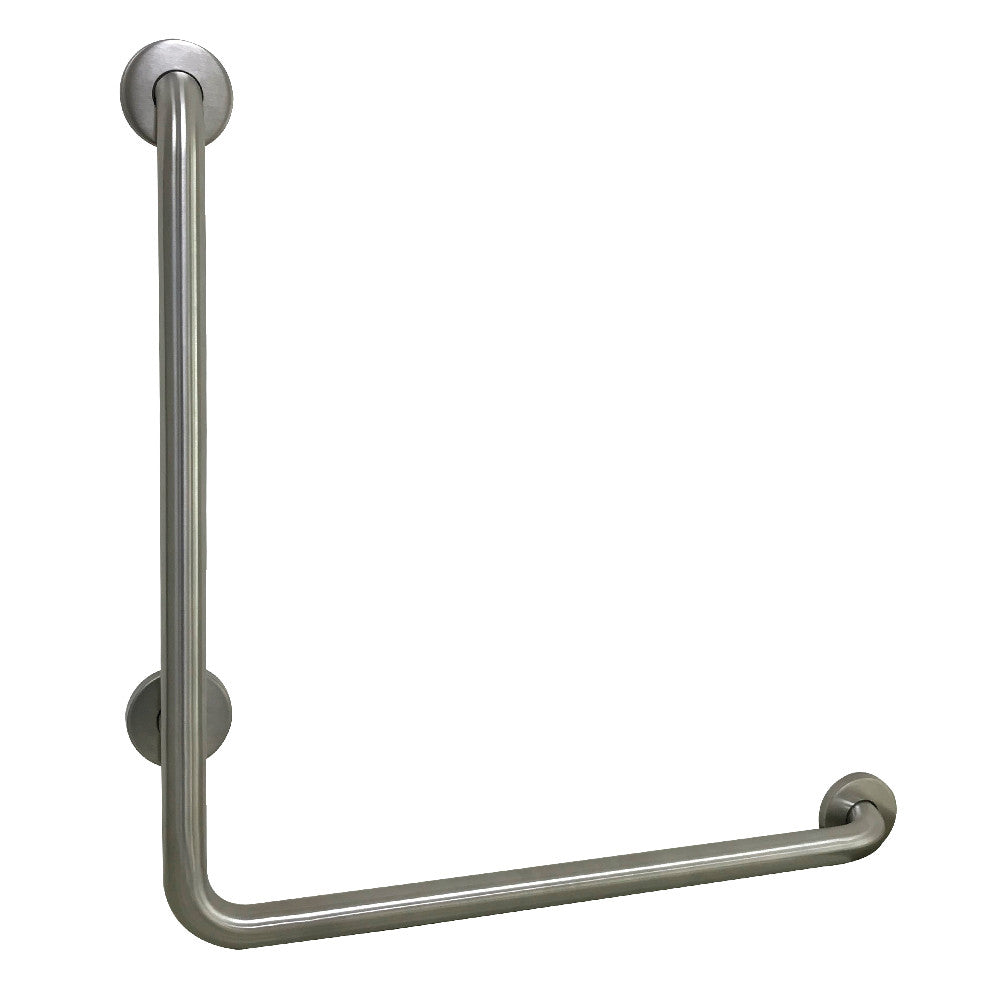 Kingston Brass 24" x 24" L-Shaped Stainless Steel ADA Grab