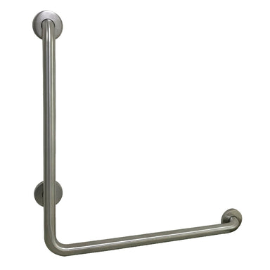Kingston Brass 24" x 24" L-Shaped Stainless Steel ADA Grab