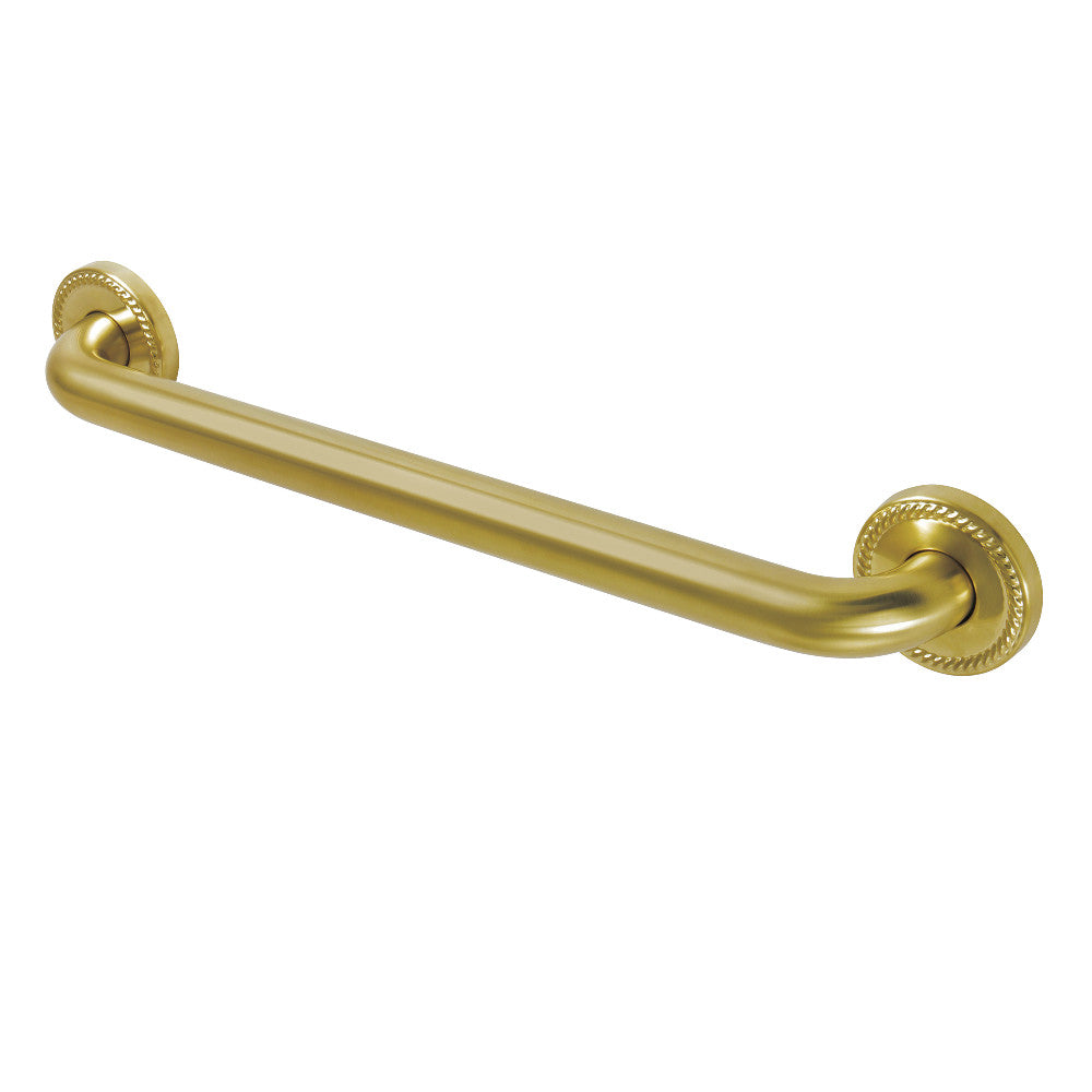 Laurel 18" Brass Decorative Grab Bar in Brushed Brass  