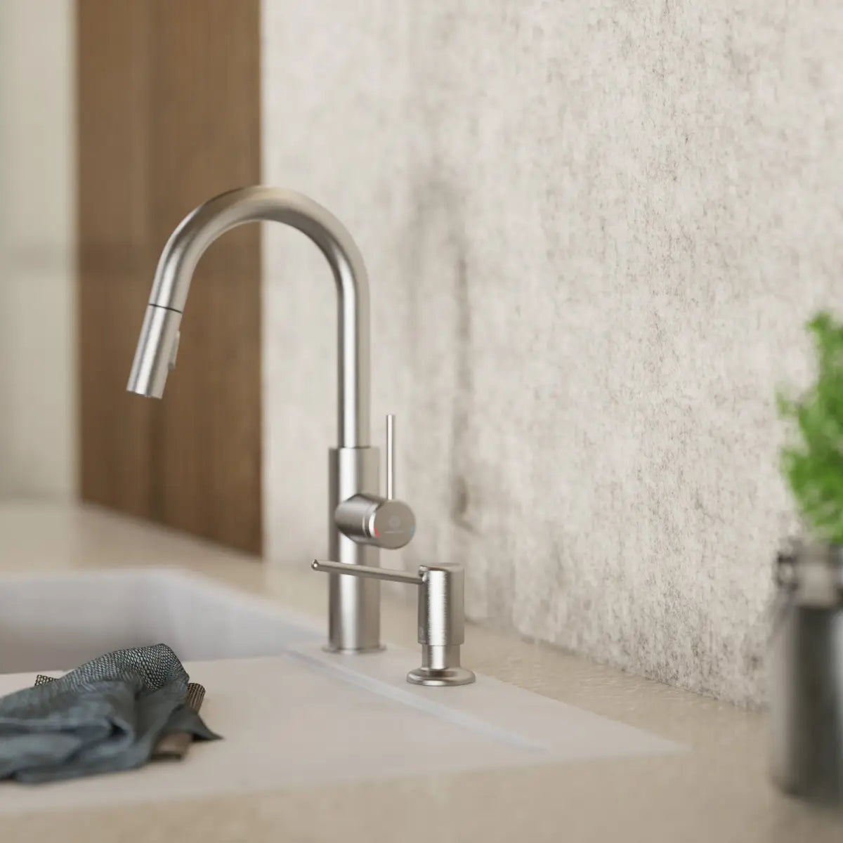 Wasserwerk Top-Fill Soap Dispenser - Brushed Nickel