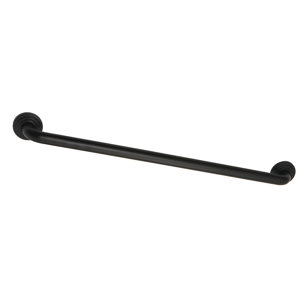 Restoration 30" Brass Decorative Grab Bar in Matte Black  