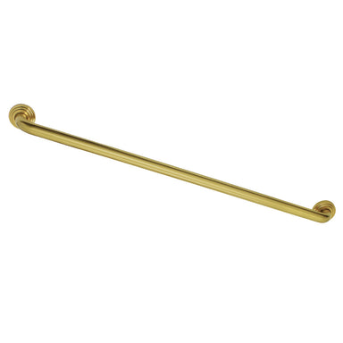 Milano 36" Brass Grab Bar in Brushed Brass   