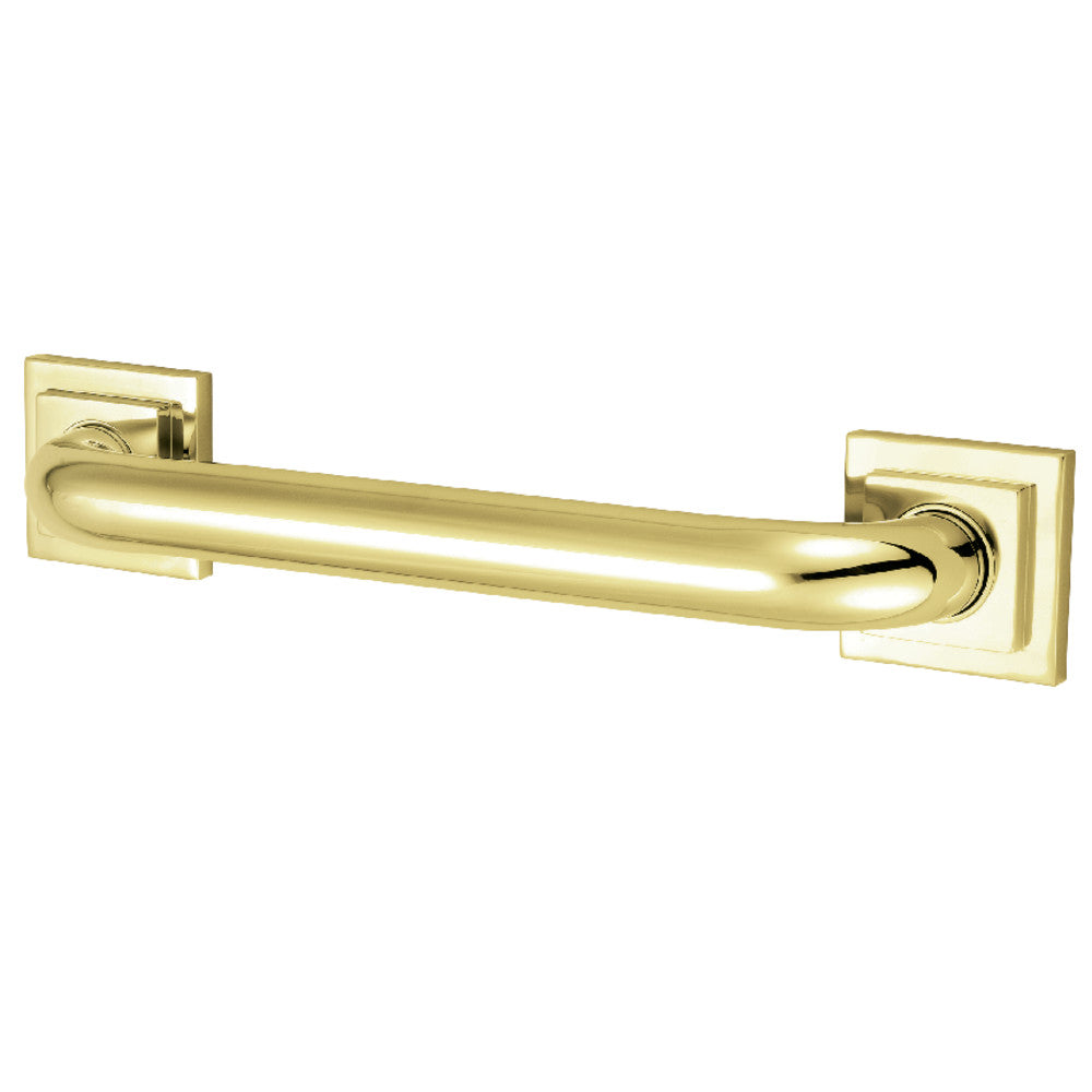 Claremont 24" Brass Decorative Grab Bar in Polished Brass  