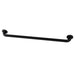Metropolitan 32" Brass Decorative Grab Bar in Matte Black  