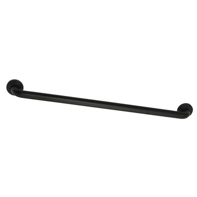 Milano 30" Brass Decorative Grab Bar in Matte Black  