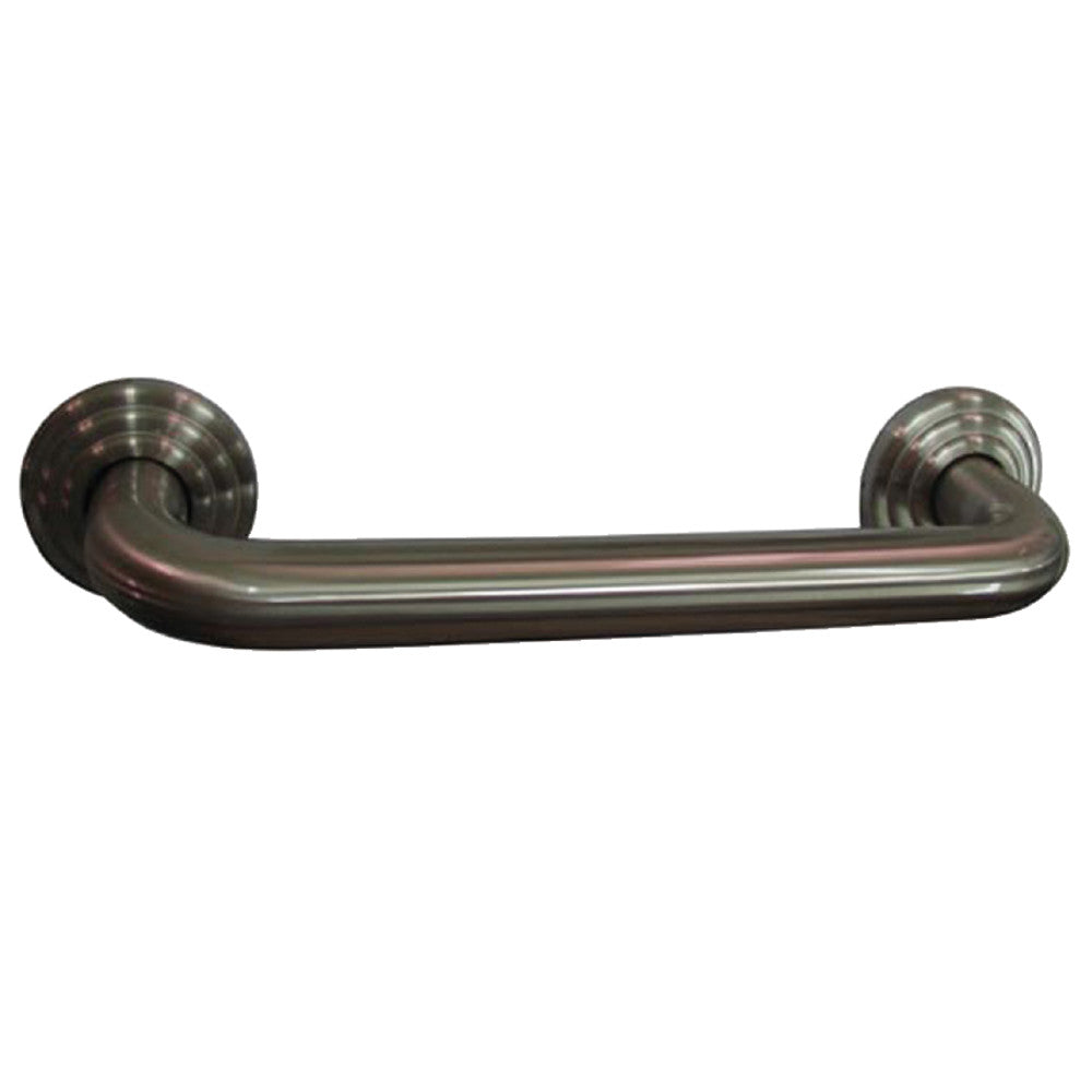 Restoration 24" Brass Decorative Grab Bar in Brushed Nickel  