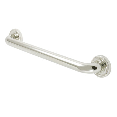 Camelon 16" Brass Decorative Grab Bar in Polished Nickel  