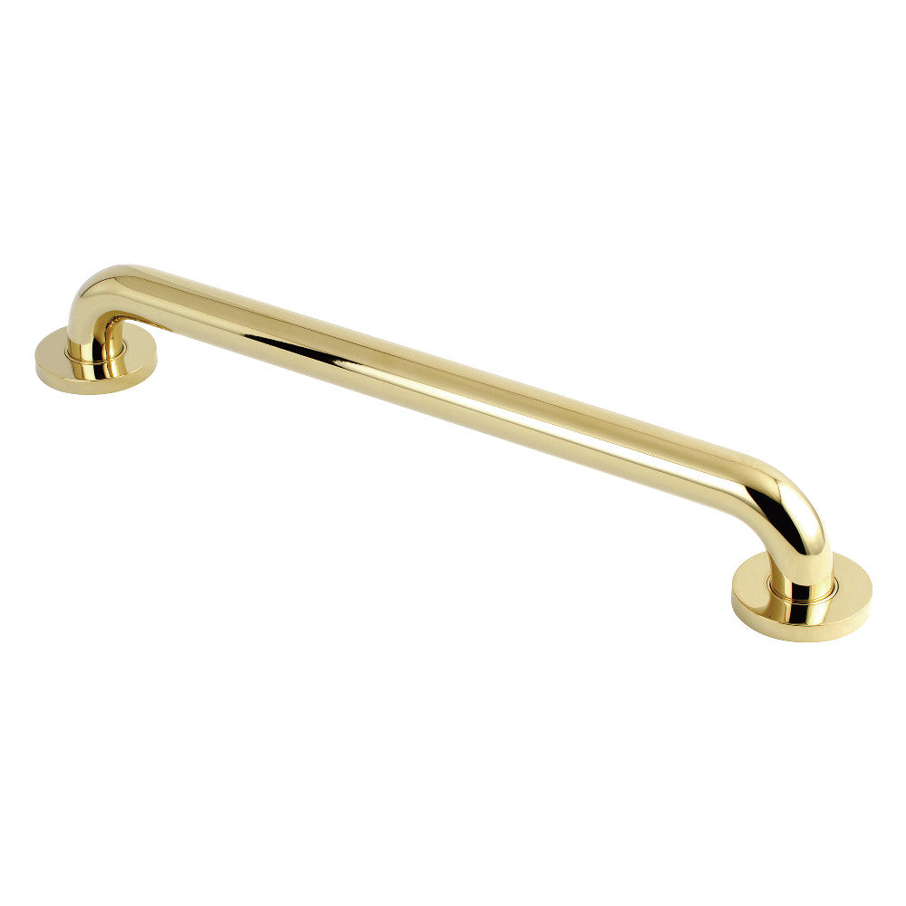 Meridian 18" Brass ADA Grab Bar in Polished Brass  