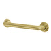 Manhattan 16" Brass Decorative Grab Bar in Brushed Brass  