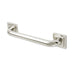 Claremont 12" Brass Decorative Grab Bar in Polished Nickel  