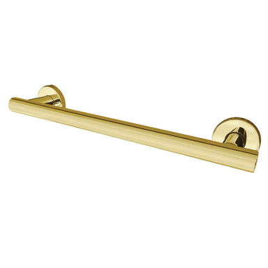 Berwyn 16" Stainless Steel Grab Bar in Polished Brass  