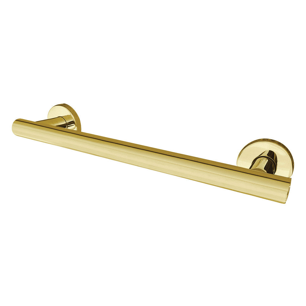 Berwyn 12" Stainless Steel Grab Bar in Polished Brass  