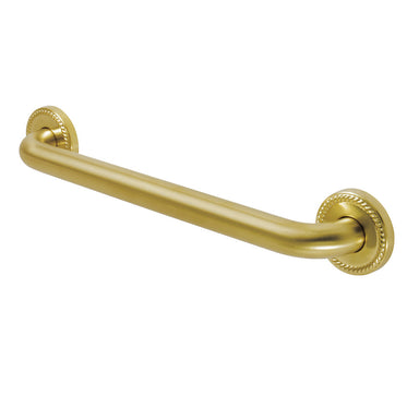 Laurel 16" Brass Decorative Grab Bar in Brushed Brass  