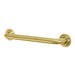 Manhattan 18" Brass Decorative Grab Bar in Brushed Brass  