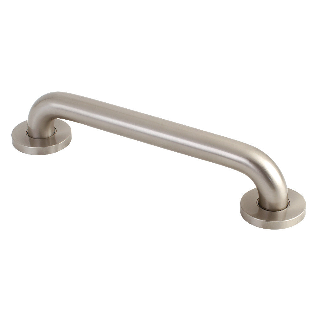 Meridian 12" Brass ADA Grab Bar in Brushed Nickel  