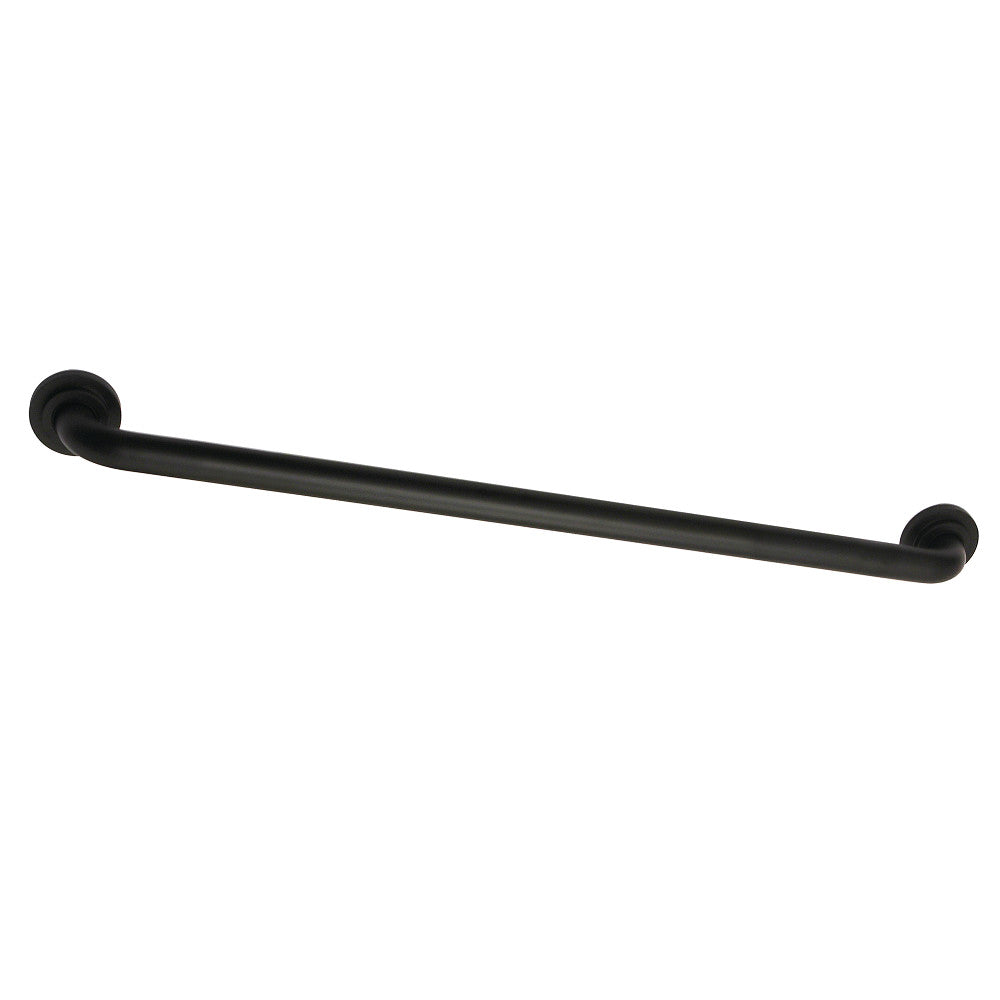 Manhattan 30" Brass Decorative Grab Bar in Matte Black  