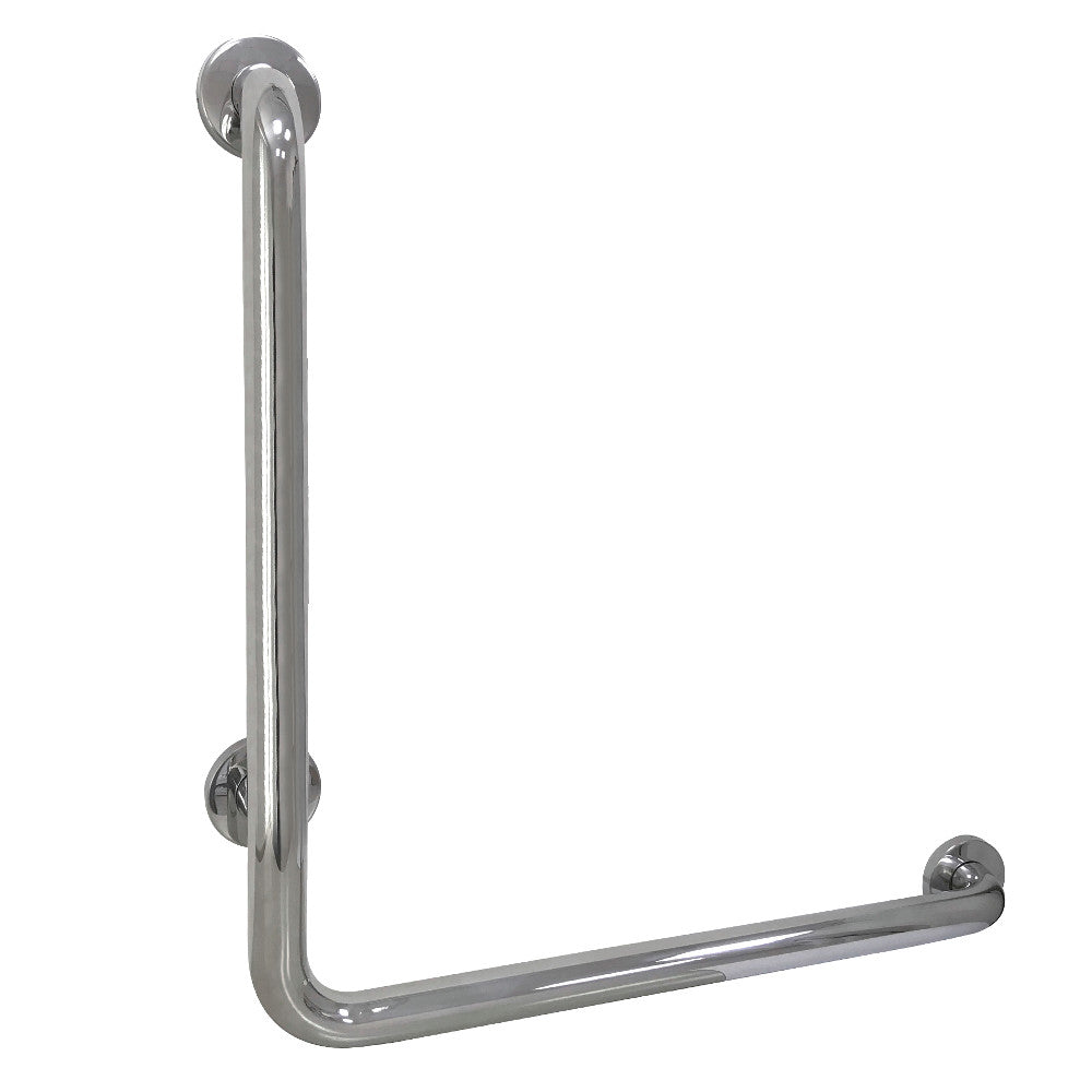 Kingston Brass 24" x 24" L-Shaped Stainless Steel ADA Grab