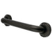Metropolitan 12" Brass Decorative Grab Bar in Oil Rubbed Bronze 