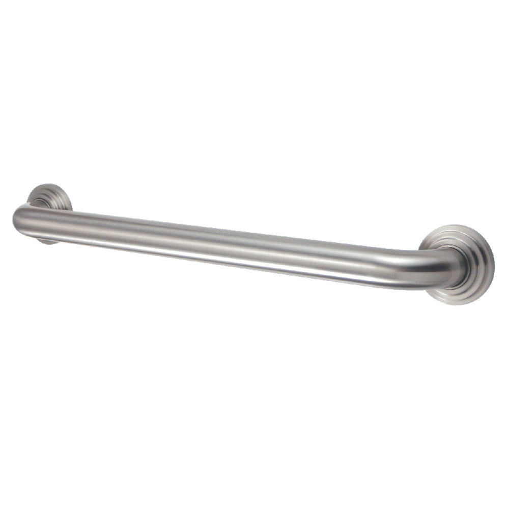 Milano 18" Brass Decorative Grab Bar in Brushed Nickel  