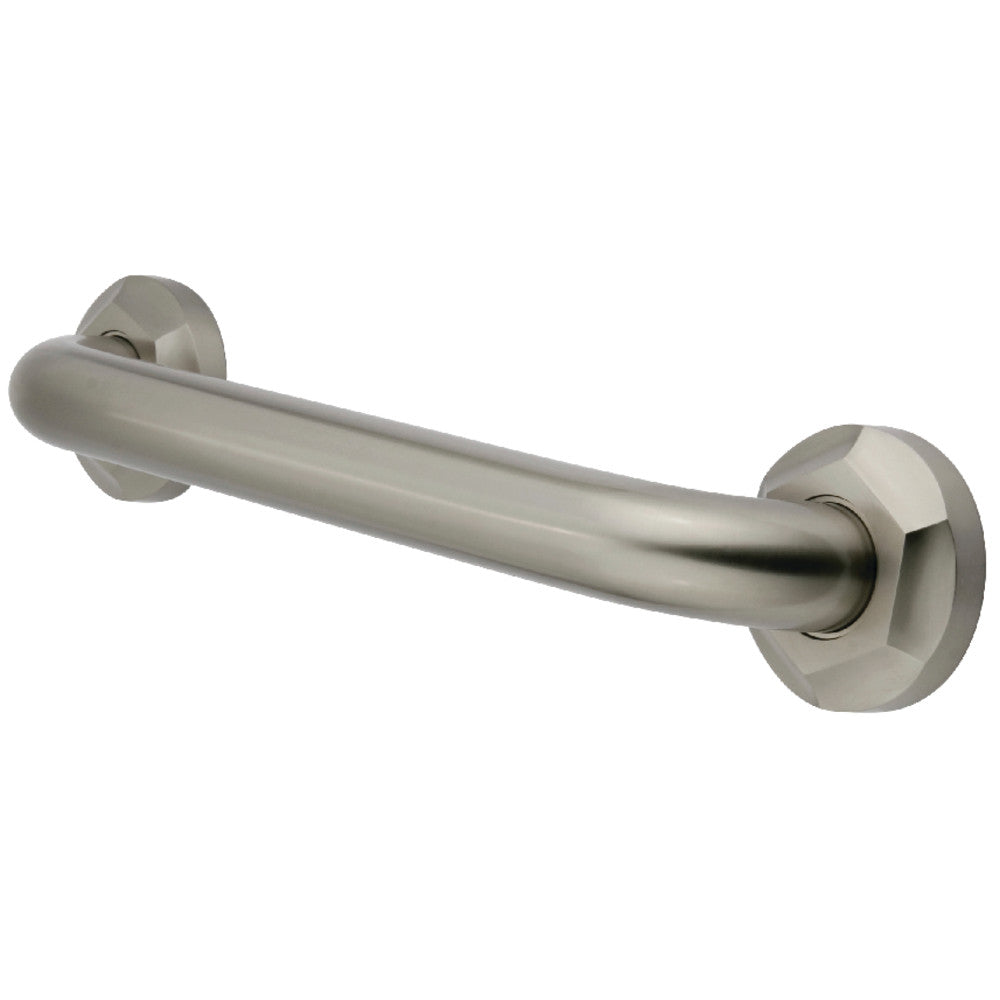 Metropolitan 18" Brass Decorative Grab Bar in Brushed Nickel  