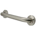 Metropolitan 18" Brass Decorative Grab Bar in Brushed Nickel  