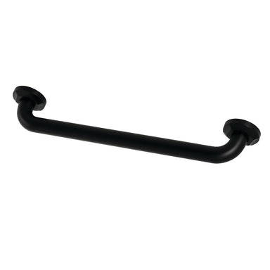 Metropolitan 18" Brass Decorative Grab Bar in Matte Black  