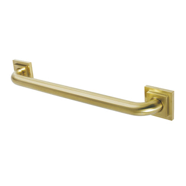 Claremont 18" Brass Decorative Grab Bar in Brushed Brass  