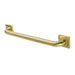 Claremont 18" Brass Decorative Grab Bar in Brushed Brass  