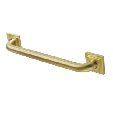 Claremont 16" Brass Decorative Grab Bar in Brushed Brass  