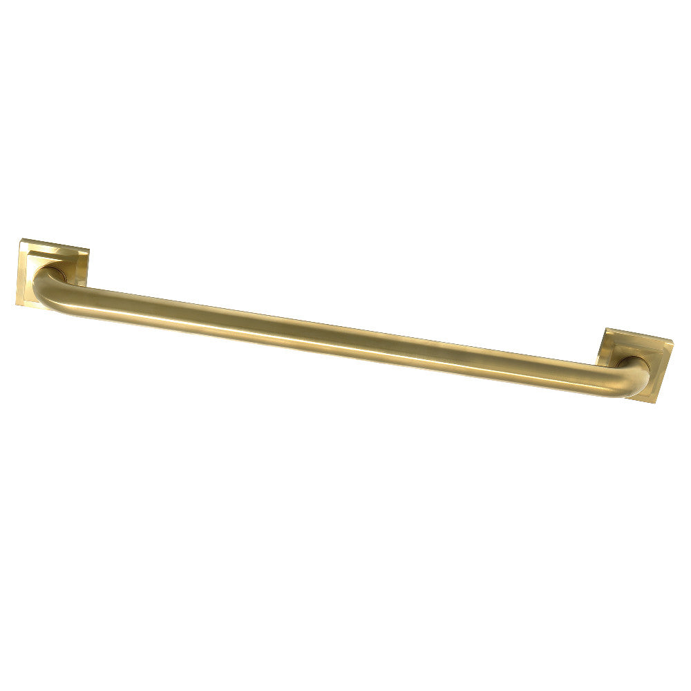 Claremont 24" Brass Decorative Grab Bar in Brushed Brass  