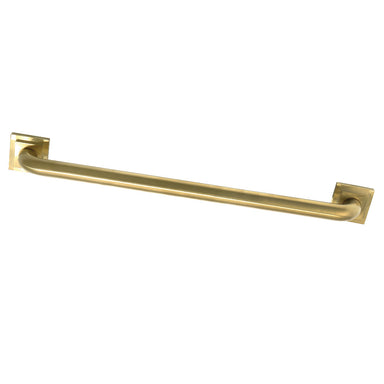 Claremont 24" Brass Decorative Grab Bar in Brushed Brass  