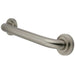 Manhattan 16" Brass Decorative Grab Bar in Brushed Nickel  