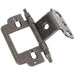 Hardware Resources Full Inset Partial Wrap 3/4" Flush Hinge with Decorative Finial Tip-DirectSinks