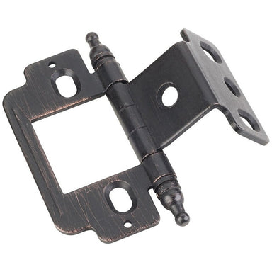 Hardware Resources Full Inset Partial Wrap 3/4" Flush Hinge with Decorative Ball Tip-DirectSinks