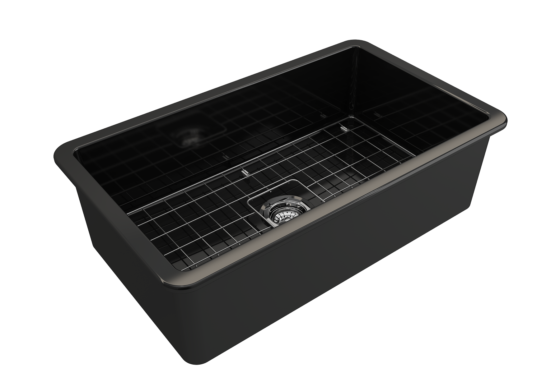Bocchi Sotto 32" Fireclay Undermount or Drop-in Kitchen Sink