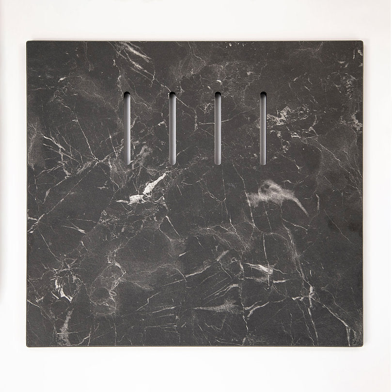 34" Black Composite Single Bowl Kitchen Workstation Sink