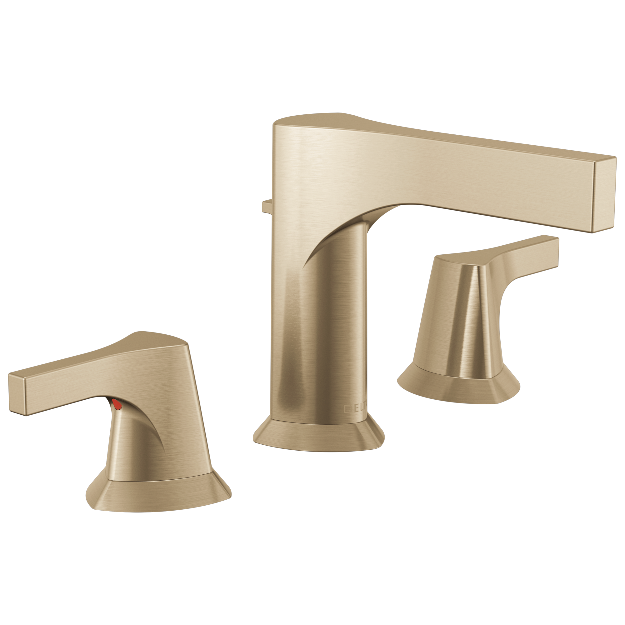 Delta Zura Two Handle Widespread Bathroom Faucet in Champagne Bronze