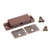 Hardware Resources 15 lb Double Magnetic Catch Retail Pack. Polybagged with 1 Catch, 2 Strike Plates, 2 - #5 x 5/8" Flat Head Screws and 2 - #6 x 3/4" Pan Head Screws-DirectSinks