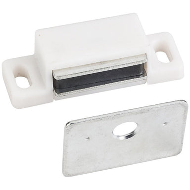 Hardware Resources 15 lb Single Magnetic Catch with Strike and Screws-DirectSinks