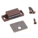 Hardware Resources 15 lb Single Magnetic Catch Retail Pack. Polybagged with 1 Catch, 1 Strike Plate, 1 - #5 x 5/8" Flat Head Screw and 2 - #6 x 3/4" Pan Head Screws-DirectSinks