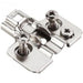 Hardware Resources Standard Duty 0 mm Cam Adjustable Steel Plate with Euro Screws-DirectSinks