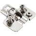 Hardware Resources Standard Duty 2 mm Cam Adjustable Steel Plate with Euro Screws-DirectSinks