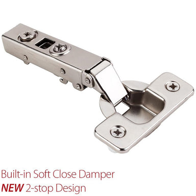 Hardware Resources 110 Degree 0 mm Crank Cam Adjustable Heavy Duty Soft-close Hinge with Press-in 8 mm Dowels-DirectSinks
