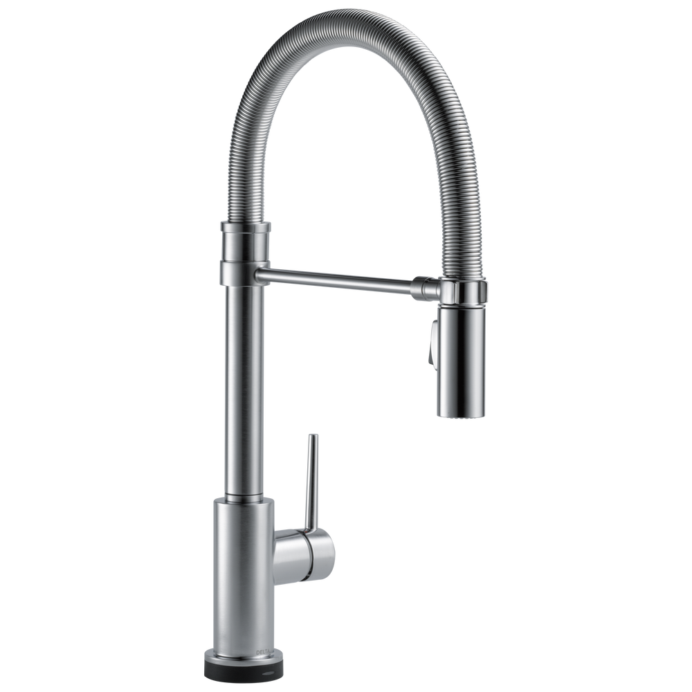 Delta Trinsic Single Handle Pull-Down Spring Spout Kitchen Faucet with TouchO Technology