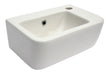 Alfi AB101 Small White Wall Mounted Ceramic Bathroom Sink Basin-DirectSinks