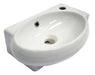 Alfi AB107 Small White Wall Mounted Ceramic Bathroom Sink Basin-DirectSinks