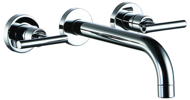 Dawn Wall Mounted Double Handle Solid Brass Concealed Washbasin Mixer-Bathroom Faucets Fast Shipping at DirectSinks.