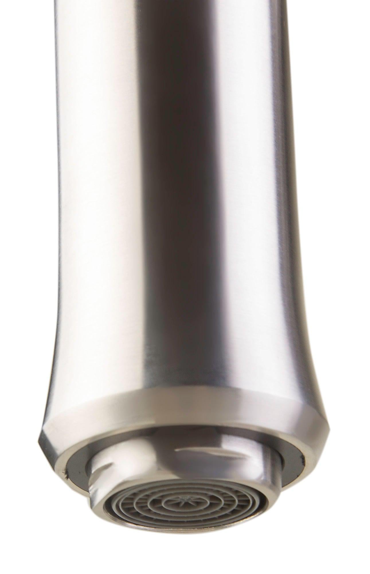 ALFI brand AB2015 Brushed Gooseneck Single Hole Faucet-DirectSinks